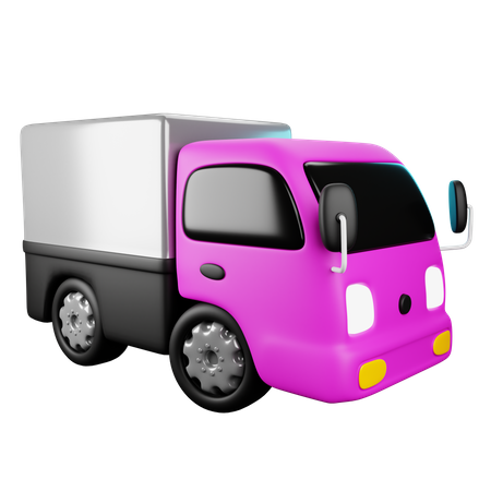 Delivery Truck  3D Illustration