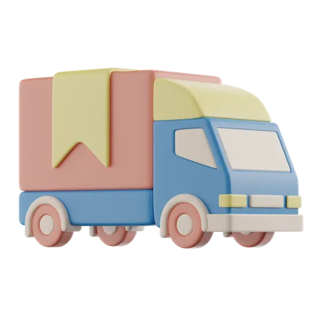 Delivery Truck  3D Illustration