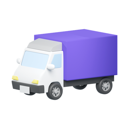 Delivery Truck  3D Illustration