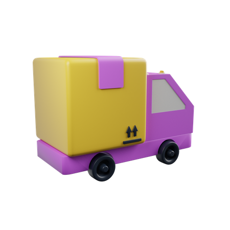 Delivery Truck  3D Illustration