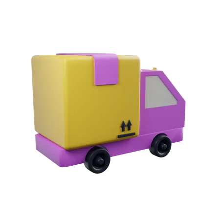 Delivery Truck  3D Illustration