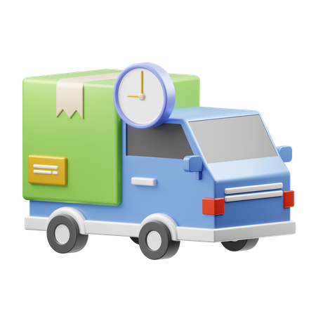 Delivery Truck  3D Illustration