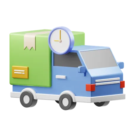 Delivery Truck  3D Illustration