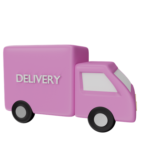 Delivery Truck  3D Illustration