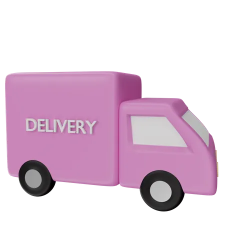 Delivery Truck  3D Illustration