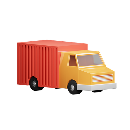 Delivery Truck  3D Illustration