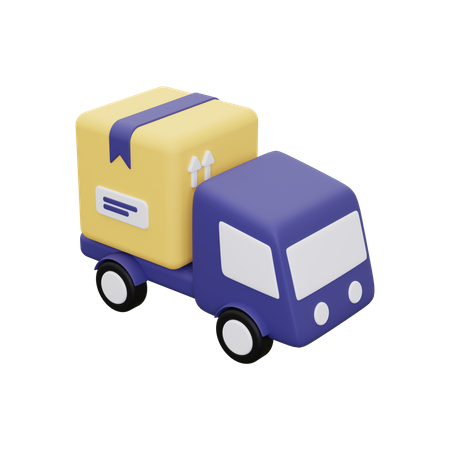 Delivery Truck  3D Illustration