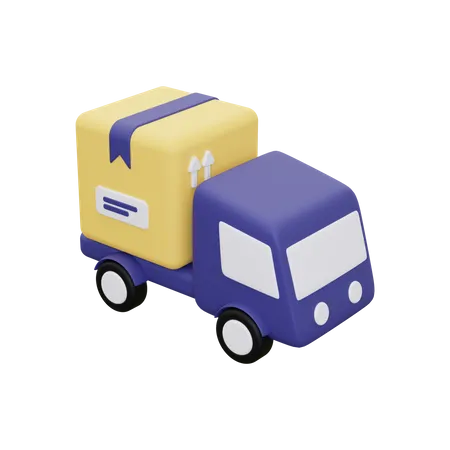 Delivery Truck  3D Illustration