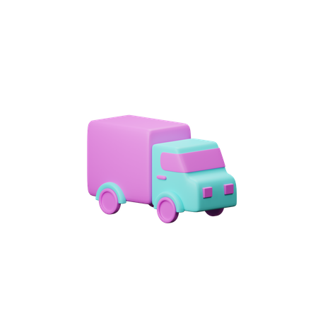 Delivery Truck  3D Illustration