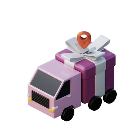 Delivery Truck  3D Illustration