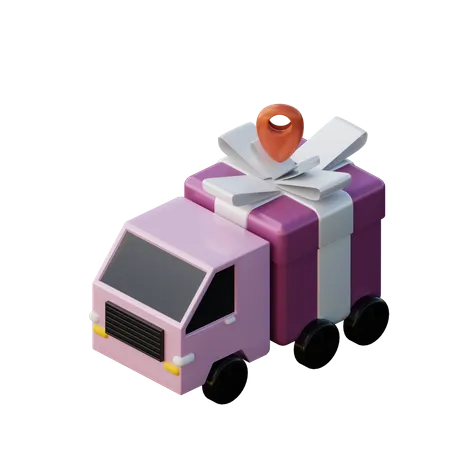 Delivery Truck  3D Illustration