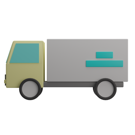 Delivery Truck  3D Illustration