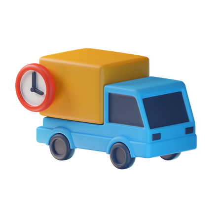 Delivery Truck  3D Illustration