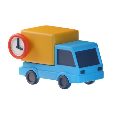 Delivery Truck  3D Illustration