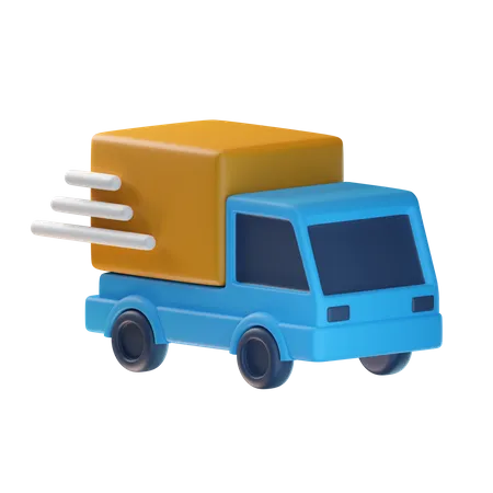 Delivery Truck  3D Illustration