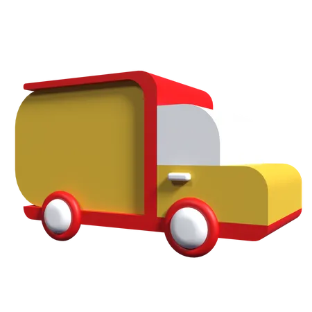 Delivery Truck  3D Illustration