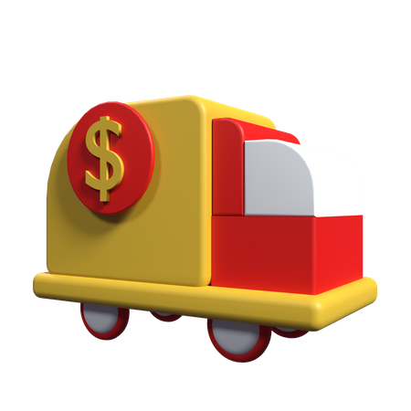 Delivery Truck  3D Illustration