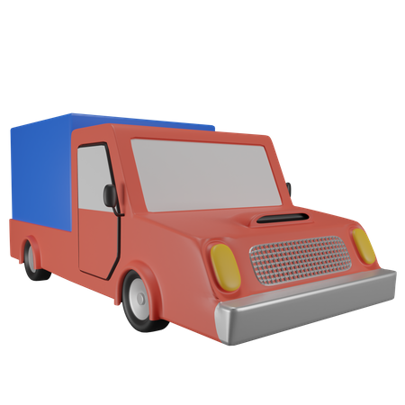 Delivery Truck  3D Illustration