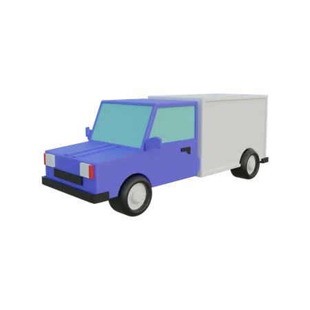 Delivery Truck  3D Illustration