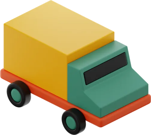 Delivery Truck  3D Illustration