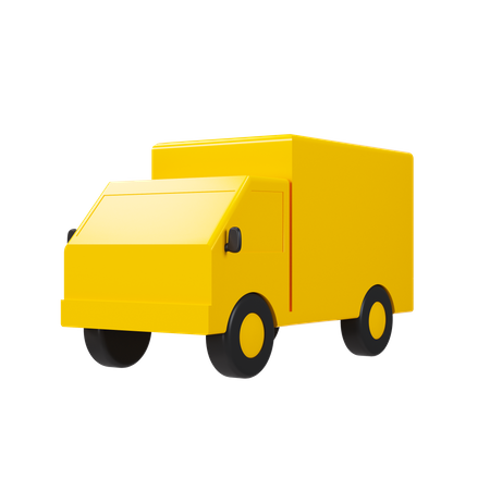 Delivery truck  3D Illustration