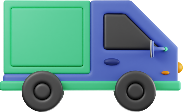 Delivery Truck  3D Illustration