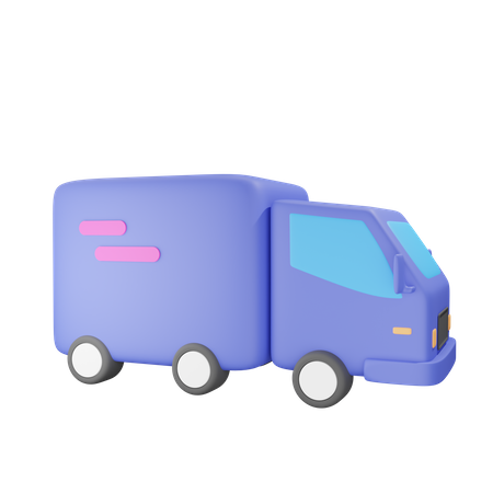 Delivery Truck  3D Illustration