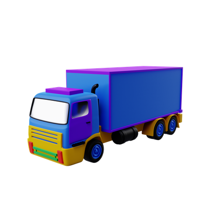 Delivery Truck  3D Illustration