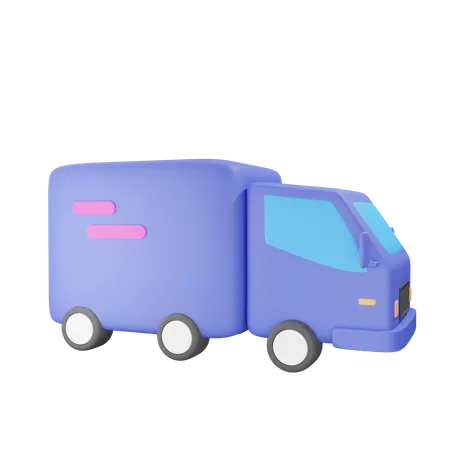 3 D Illustration Of Transport Truck 3D Illustration