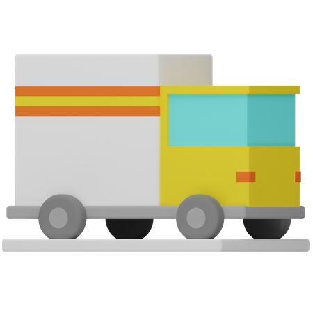 Delivery Truck 3D Icon