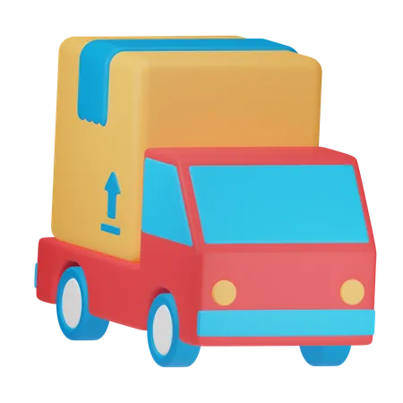 Delivery Truck 3 D Delivery Service 3D Icon