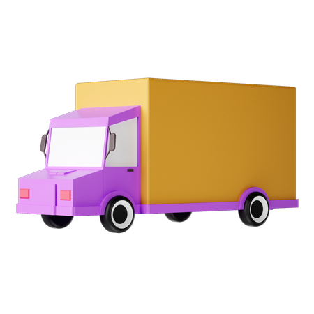 Delivery Truck  3D Illustration