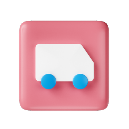 Delivery Truck  3D Icon