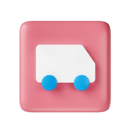 Delivery Truck  3D Icon