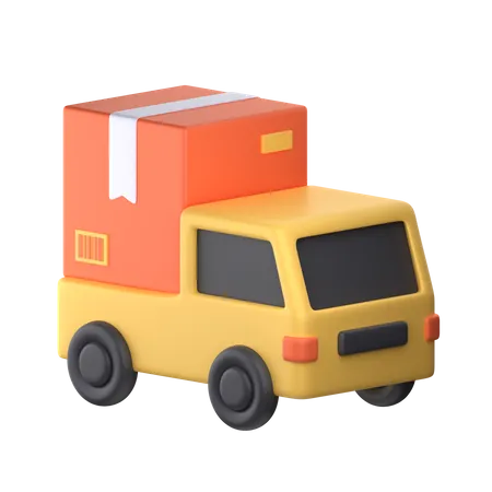 Delivery Truck 3 D Icon Perfect For E Commerce Element 3D Icon