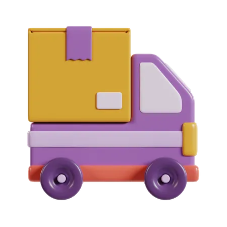 Delivery Truck Delivery Business Icon 3 D Illustration 3D Icon