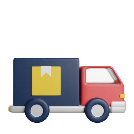 Delivery Truck Shipping 3D Icon