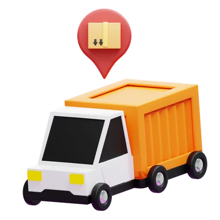 DELIVERY TRUCK  3D Icon