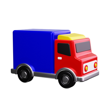 配達車  3D Icon