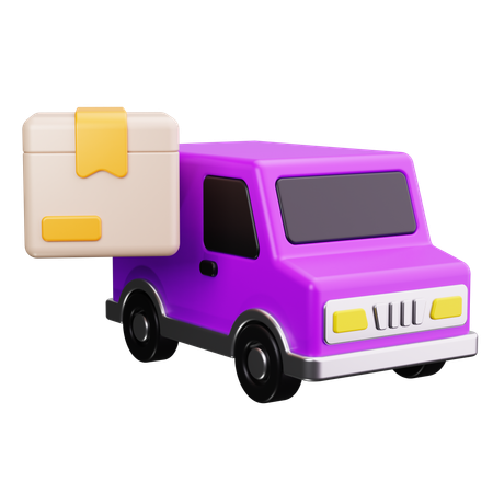 Delivery Van  3D Icon