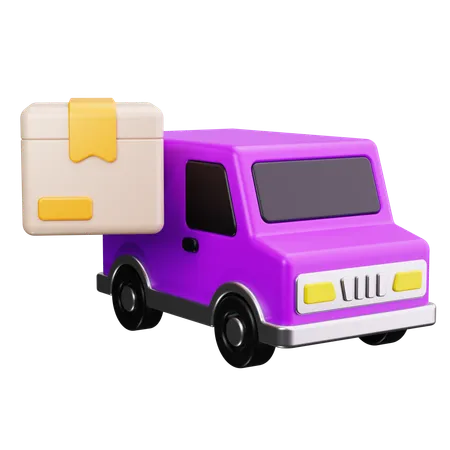 Delivery Van  3D Icon