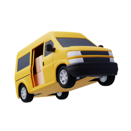 Delivery Van  3D Icon