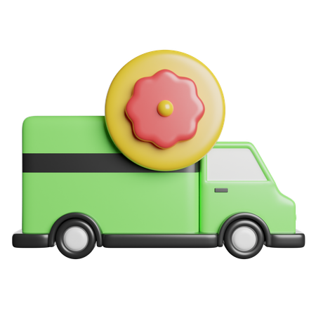 Delivery Van  3D Icon