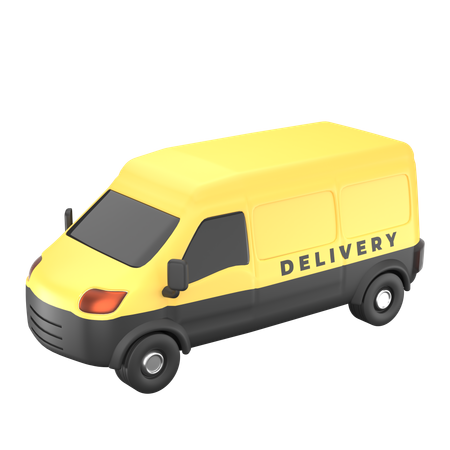 Delivery Van  3D Icon