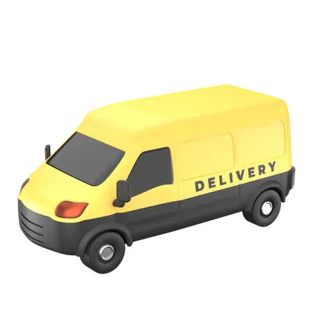 Delivery Van  3D Icon