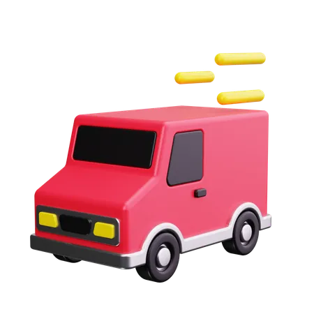 Delivery Van  3D Icon