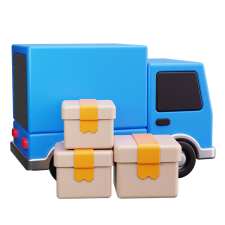 Delivery Van  3D Icon