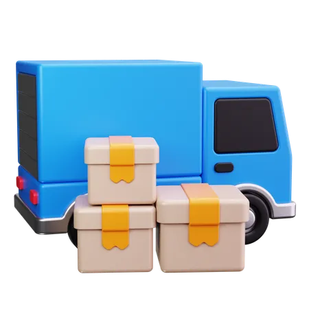 Delivery Van  3D Icon