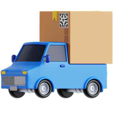 Delivery Van  3D Icon