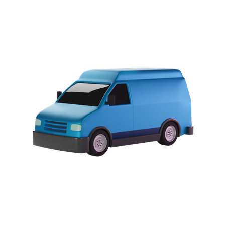 Delivery Van  3D Icon